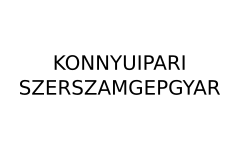 Konnyuipari Szerszamgepgyar