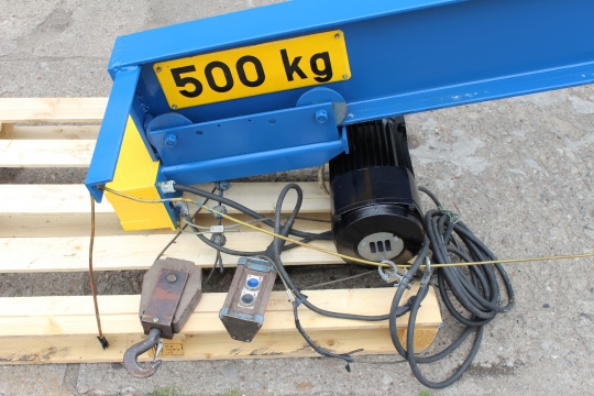 Żuraw wysięgnik stały stacjonarny 500 kg