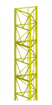 Maszt kratownicowy kratowy stalowy 20 m